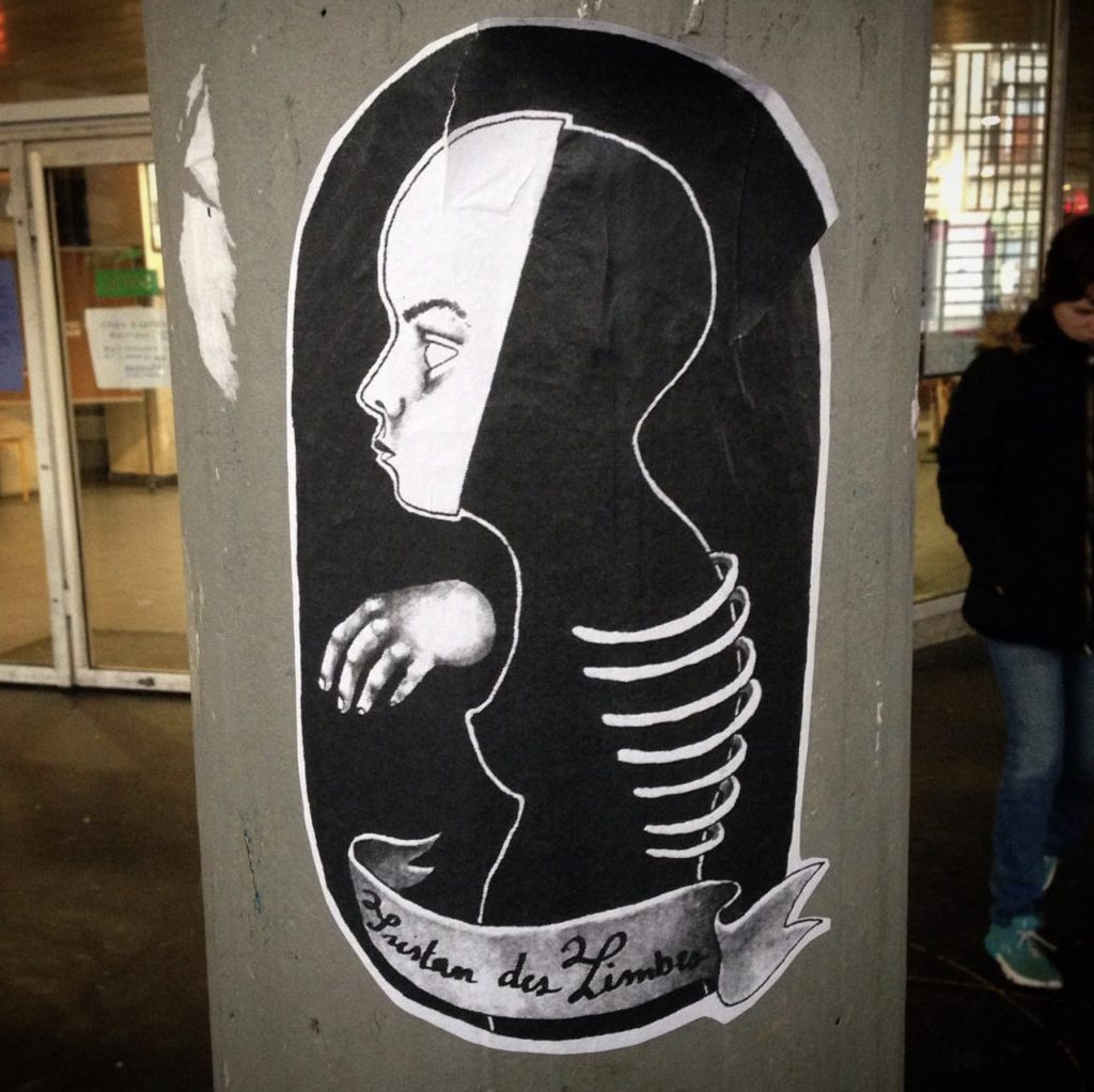 Weatpaste art, Le Marais