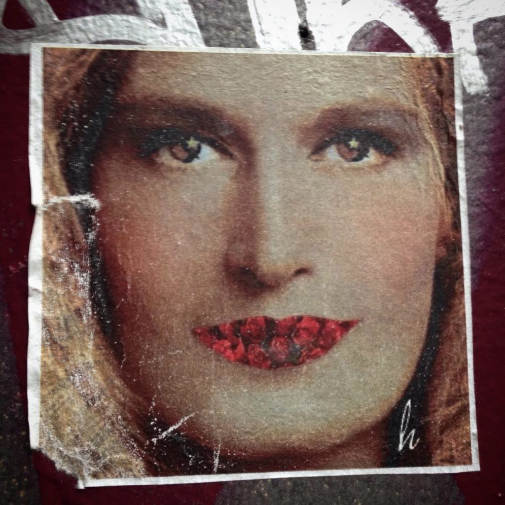 Guerilla style sticker, Chatelet, Paris